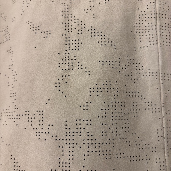 John Varvatos Wade Perforated Suede Leather Zip Front Shirt Jacket NWT 54 US 46 - Picture 7 of 7